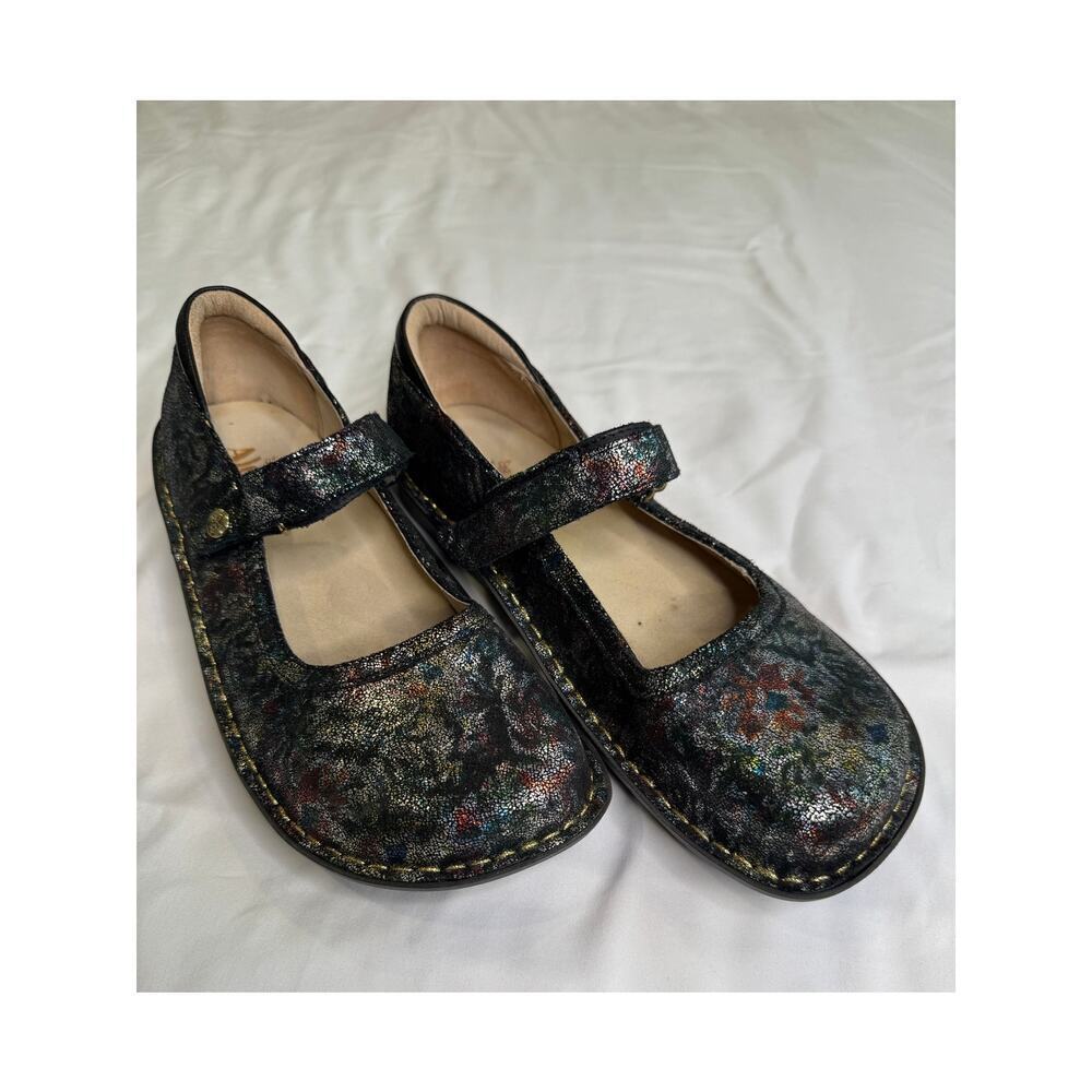 Alegria Shimmer Floral Mary Jane 41